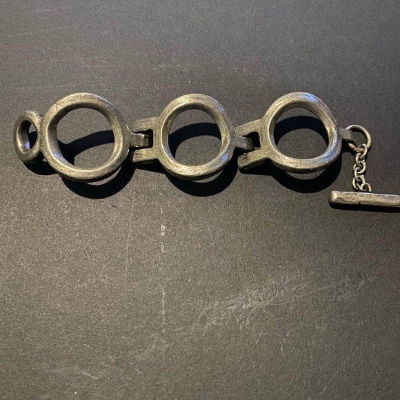 1960s Anders Andersen Industrial Pewter Bracelet - Picture 2 of 14